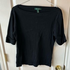 Ralph Lauren Stretch Boatneck Top